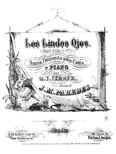 Los lindos
                           ojos, by
                           Manuel Y. Ferrer.